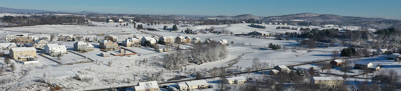 Snow in Riner, Montgomery County, Virginia