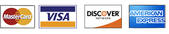 credit-cards Credit card logos: Master Card, Visa, Discover, American Express