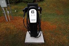 Electric Car Charging Station at Montgomery County Government Center