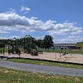 The large playground at McCoy Park.