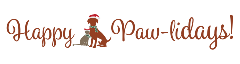 Happy Paw-lidays logo