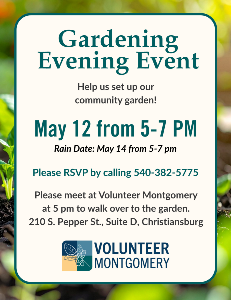 May Evening Event Flyer